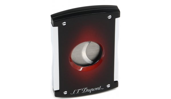 S.T. Dupont Maxijet Doppelklingencutter rot schwarz