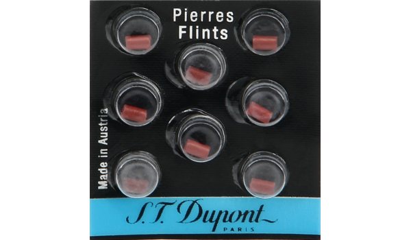 S.T.Dupont Feuersteine - 8pc rot