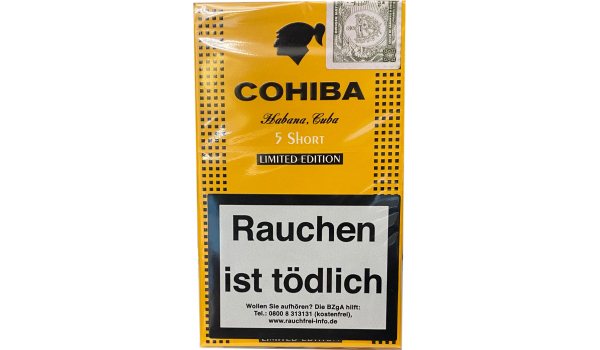 Cohiba Short Limited Edition 2020 5-er Schachtel