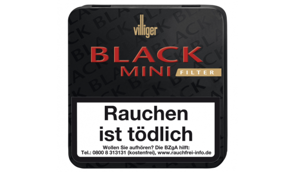 Villiger Zigarillos Black Mini Sumatra Filter