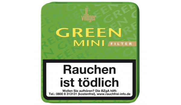 Villiger Zigarillos Green Mini Filter