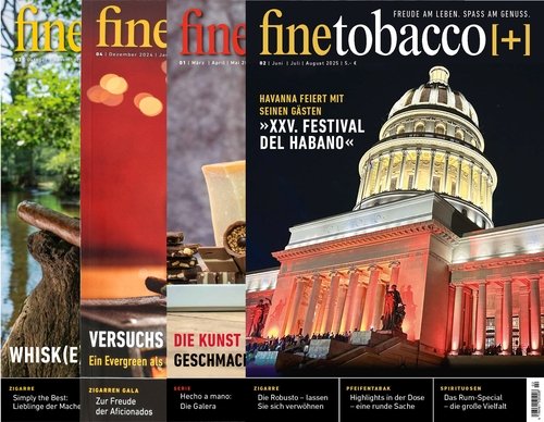 Zigarrenzubehör der Serie Fine Tobacco Cigar Magazines