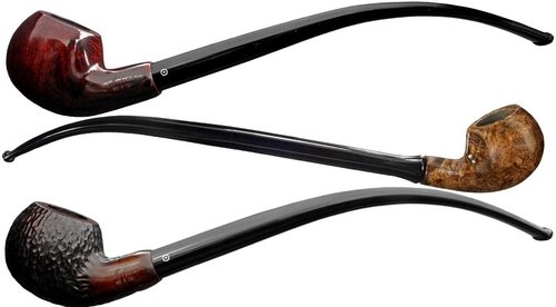 Pfeifen der Serie Molina Churchwarden Lesepfeifen