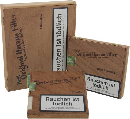 Zigarillos der Serie Don Stefano Best Original Havana Filler