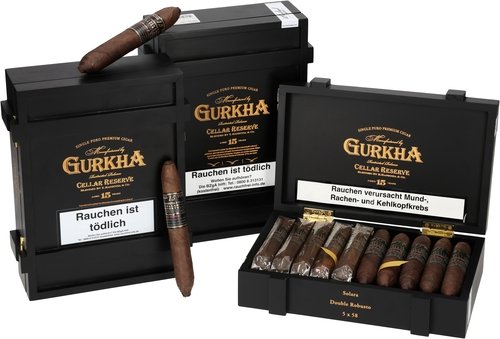 Zigarren der Serie Gurkha Cellar Reserve 15 Years Limitada