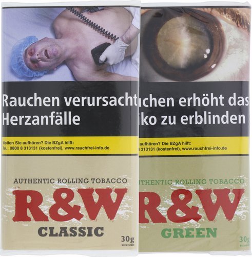 R&W Authentic Rolling Tobacco Tabak der Serie R&W Authentic Rolling Tobacco