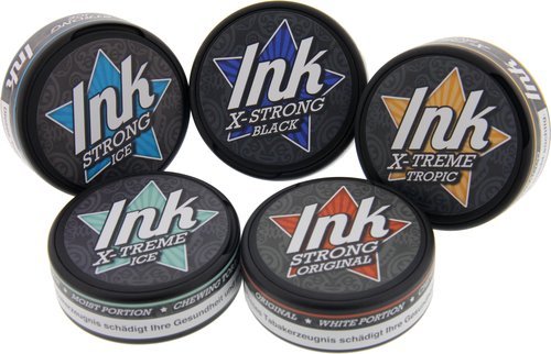 Tabak der Serie Ink Chewing tobacco
