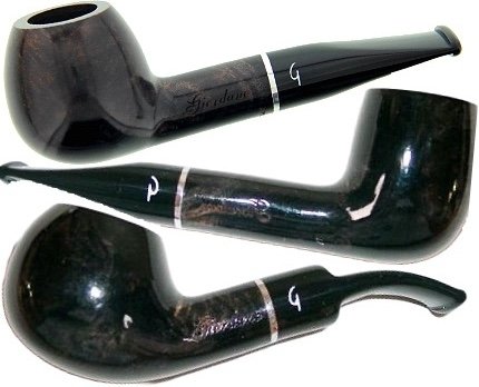 Pfeifen der Serie Giordano Ticino Nero