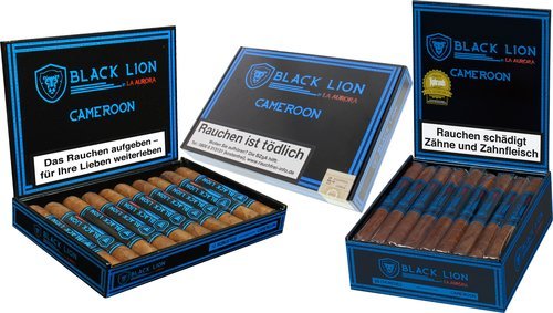 Zigarren der Serie La Aurora Black Lion Cameroon