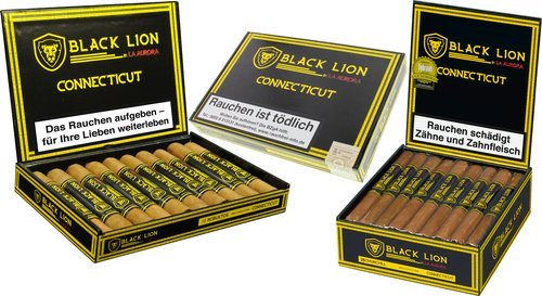 Zigarren der Serie La Aurora Black Lion Connecticut