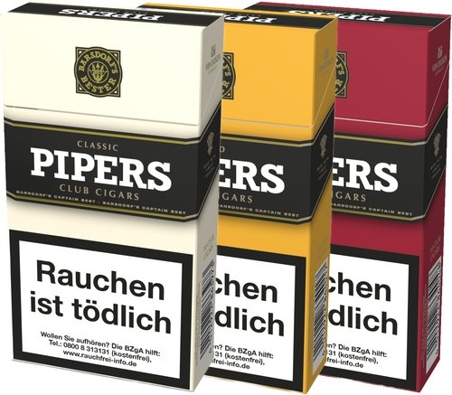 Zigarillos der Serie Pipers Cigarillos
