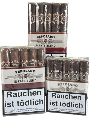 Zigarren der Serie Reposado Estate Blend Maduro