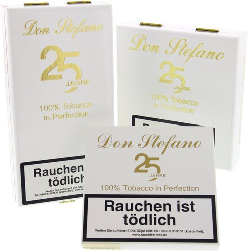 Don Stefano 25 Jahre Zigarren der Serie Don Stefano 25 Jahre
