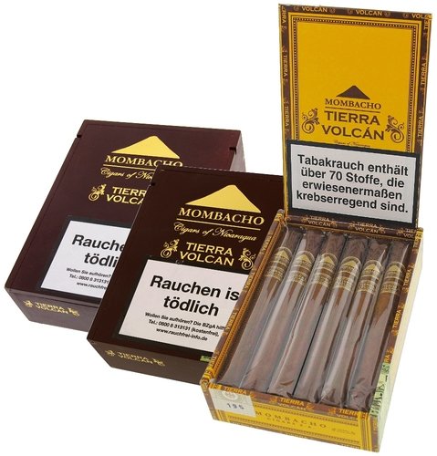 Zigarren der Serie Mombacho Tierra Volcan