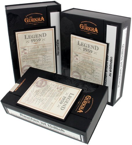 Zigarren der Serie Gurkha Legend 1959