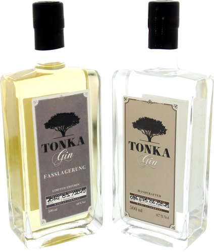 Tonka Gin Spirituosen der Serie Tonka Gin