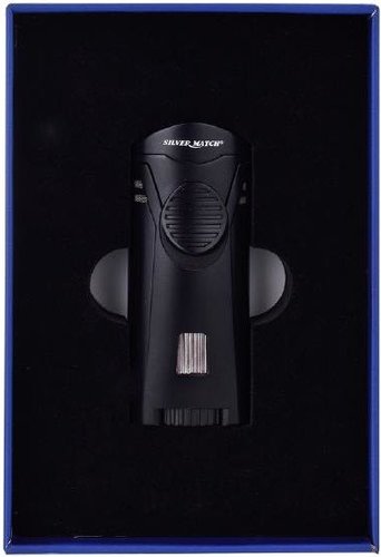 Zigarrenzubehör der Serie Silver Match Debden Single Torch