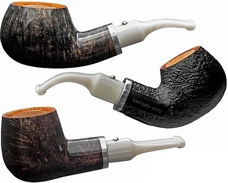 White Elephant Ebony & Ivory Pfeifen der Serie White Elephant Ebony & Ivory
