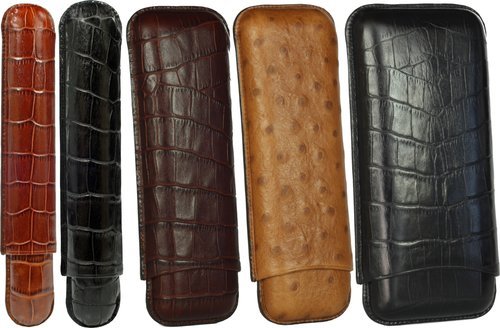 Martin Wess Corona leather cigarcase collection Zigarrenzubehör der Serie Martin Wess Corona leather cigarcase collection