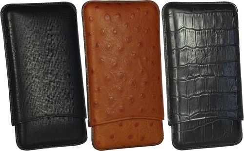 Zigarrenzubehör der Serie Martin Wess Panatela Lederetui Kollektion