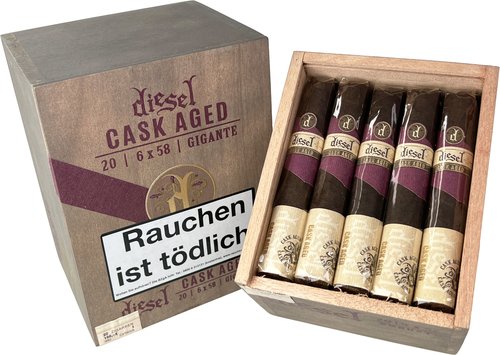 Zigarren der Serie Diesel Cask Aged