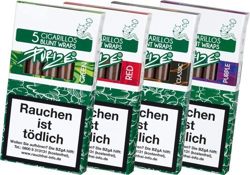 Zigarillos der Serie Purize Blunt Wraps