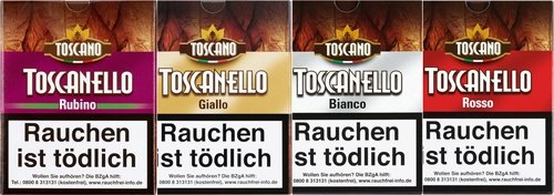 Toscano Toscanello Zigarillos der Serie Toscano Toscanello