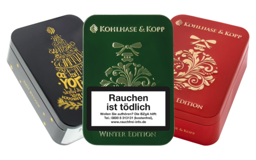 Tabak der Serie Kopp Winter Edition