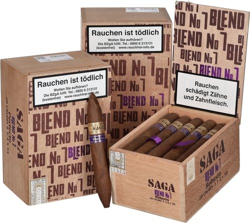 Zigarren der Serie Saga Blend No7