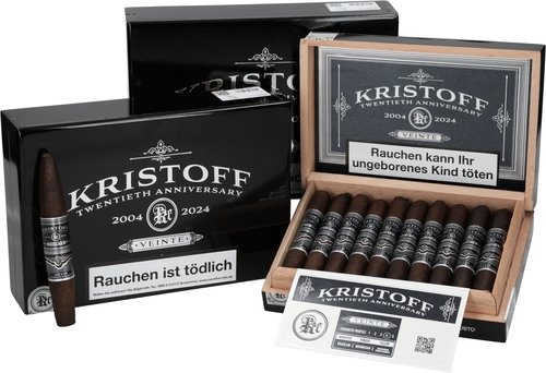 Zigarren der Serie Kristoff Twentieth Anniversary Veinte