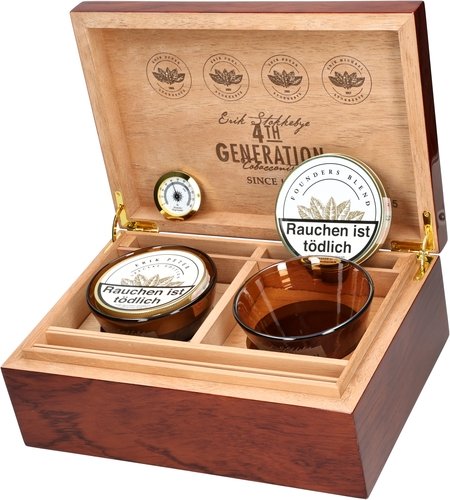 Pfeifenzubehör der Serie Erik Stokkebye Tabak Humidor Limited Edition