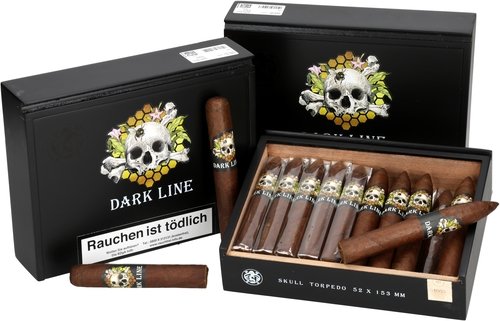 Zigarren der Serie Helvada Dark Line Skull