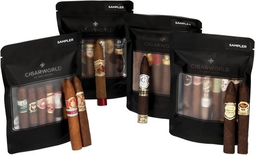 Zigarren der Serie CIGARWORLD Vitola-Sampler