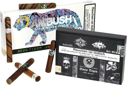 Zigarren der Serie Black Works Studio Sampler