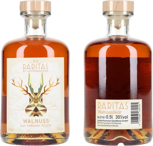 Raritas Likör Spirituosen der Serie Raritas Likör