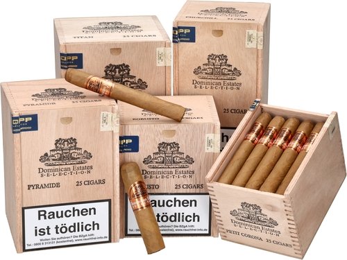 Zigarren der Serie Dominican Estates Zigarren