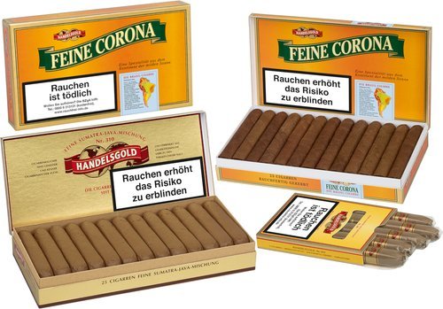 Zigarren der Serie Handelsgold Cigars