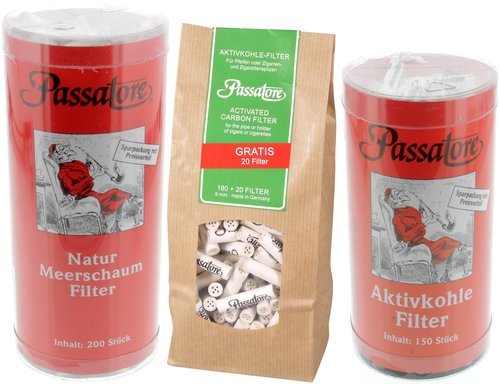 Pfeifenzubehör der Serie Passatore 9mm Filters 