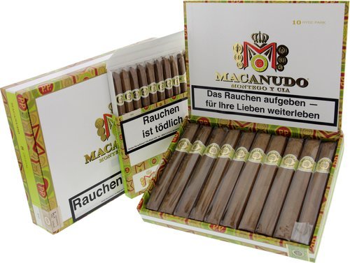 Zigarren der Serie Macanudo Connecticut (ehemals Café)