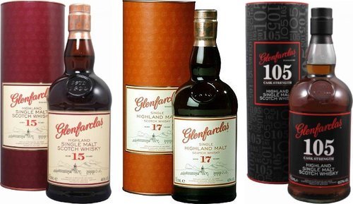 Spirituosen der Serie Glenfarclas Whisky