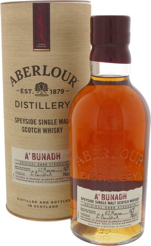 Spirituosen der Serie Aberlour Single Malt Whisky