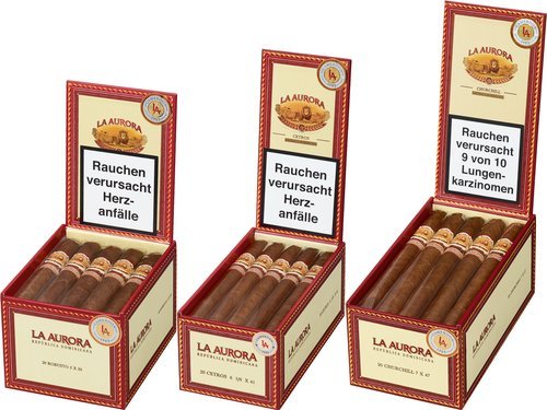 Zigarren der Serie La Aurora Cameroon 1903