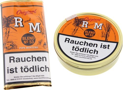 Tabak der Serie R and M Pipe Tobacco (former Rum & Maple)