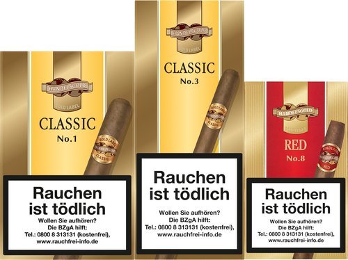 Zigarillos der Serie Handelsgold Gold Label