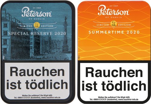 Tabak der Serie Peterson Limited Editions
