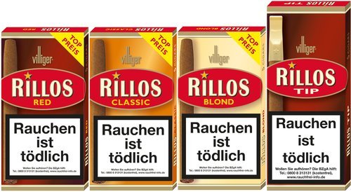 Zigarillos der Serie Villiger Rillos