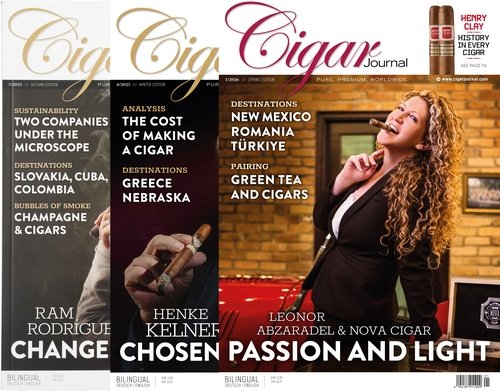 Zigarrenzubehör der Serie Cigar Journal Zigarrenmagazine