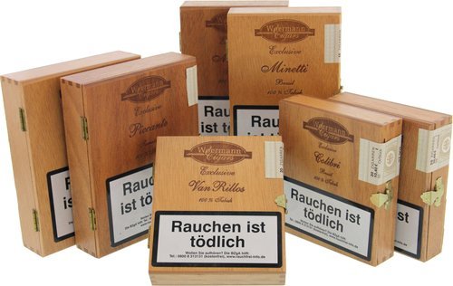 Woermann Cigars Exclusive Cigarillos - 100% Tabak Zigarillos der Serie Woermann Cigars Exclusive Cigarillos - 100% Tabak