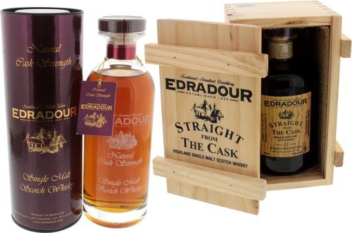 Spirituosen der Serie Edradour Single Malt Scotch Whisky