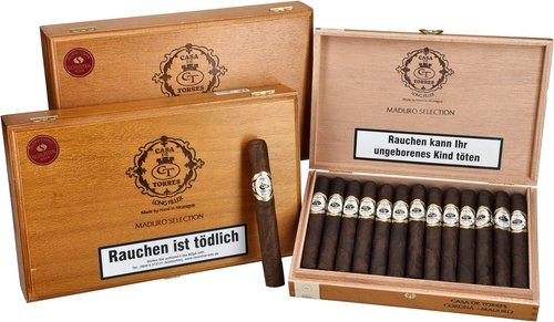 Zigarren der Serie Casa de Torres Maduro Selection